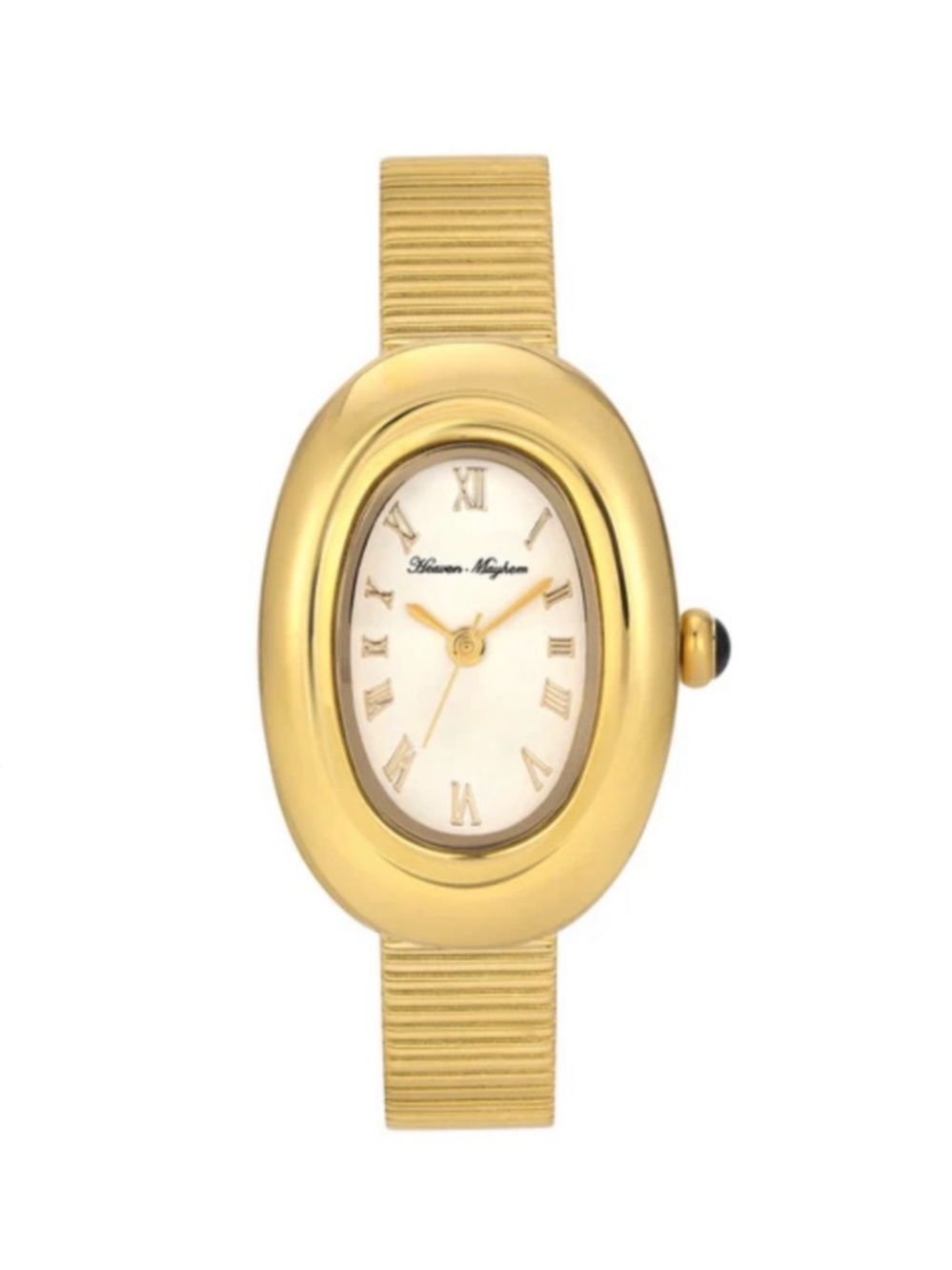 Classic Gold Oval Bracelet Watch